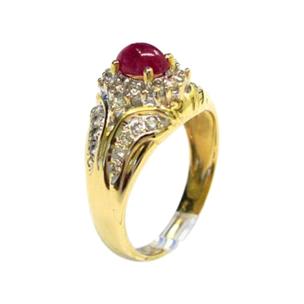 Ladies Ruby and Diamond Ring