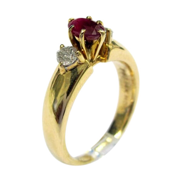 Ladies Ruby and Diamond Ring