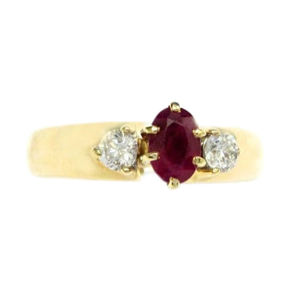 Ladies Ruby and Diamond Ring - Image 2