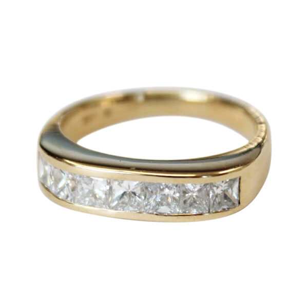 Ladies Diamond Wedding Band - Image 2