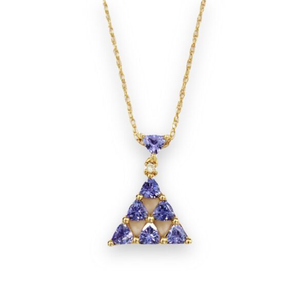 Ladies Tanzanite and Diamond Pendant