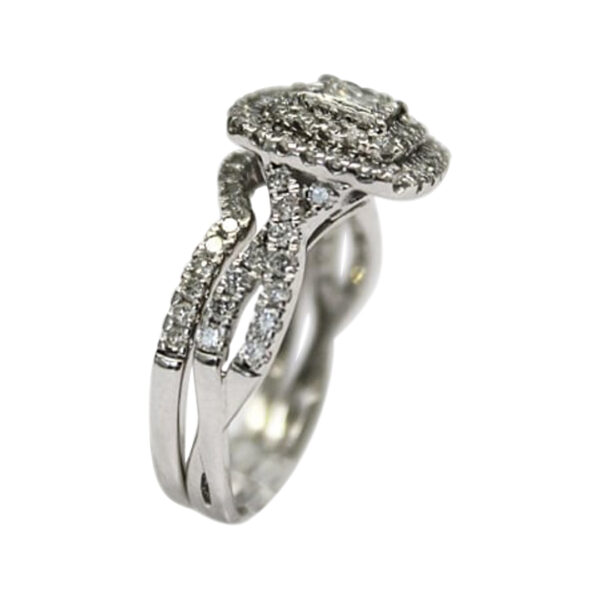 Ladies Engagement Ring Bridal Set - Image 2