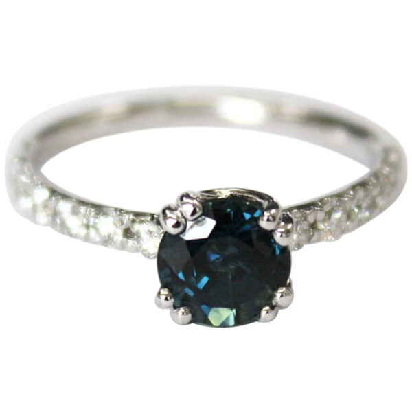 Ladies Sapphire and Diamond Ring