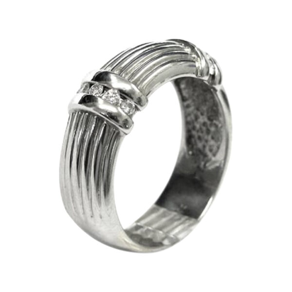 Mens Diamond Wedding Band - Image 2