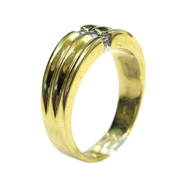 Mens Diamond Wedding Band - Image 2