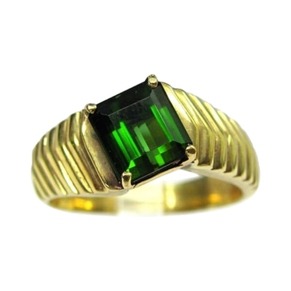 Ladies Green Tourmaline Ring