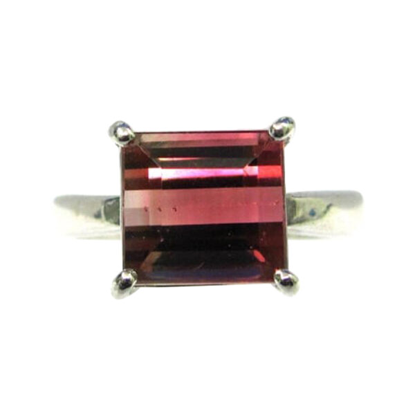 Ladies Pink Tourmaline Ring - Image 2