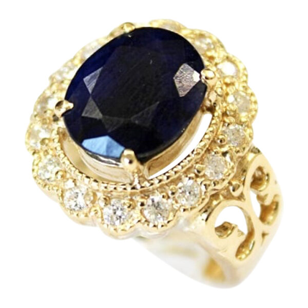 Ladies Sapphire and Diamond Ring