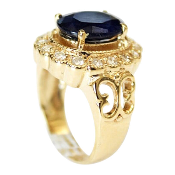 Ladies Sapphire and Diamond Ring - Image 3