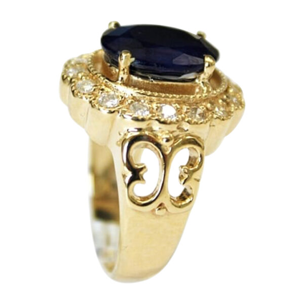 Ladies Sapphire and Diamond Ring - Image 4