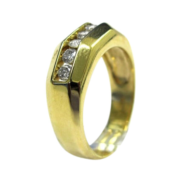 Mens Diamond Wedding Band - Image 2