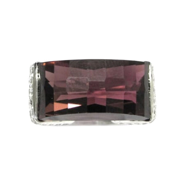 Ladies Pink Tourmaline and Diamond Ring - Image 2