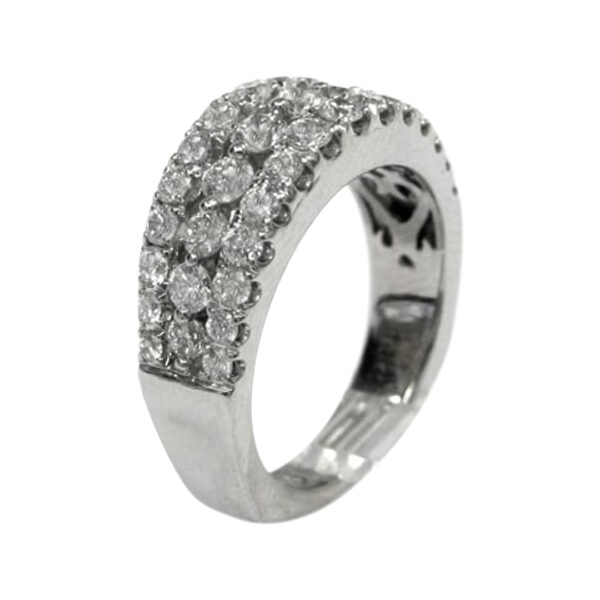 Ladies Diamond Wedding Band