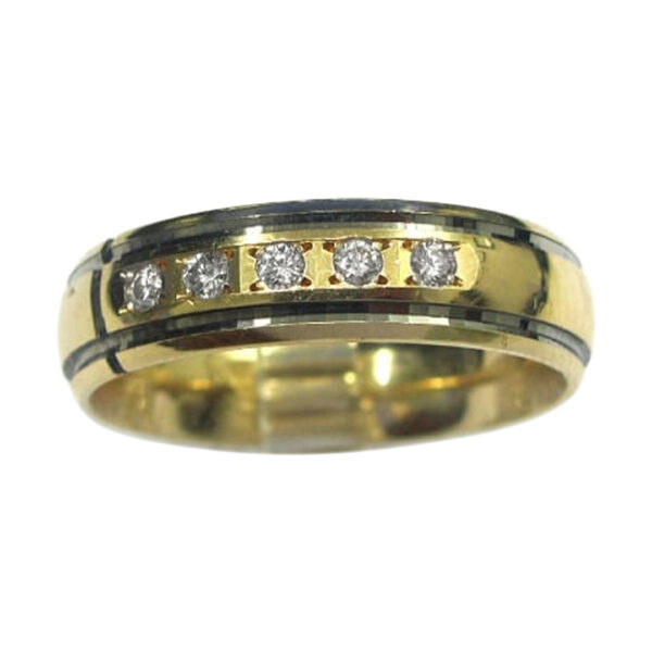 Mens Diamond Wedding Band