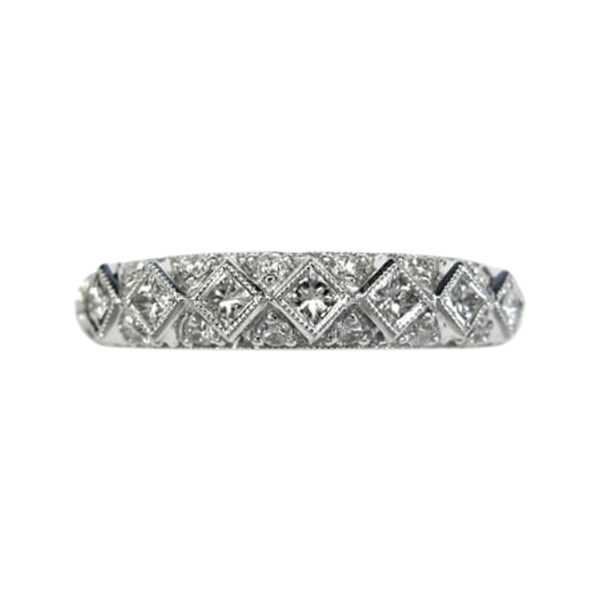 Ladies Diamond Wedding Band - Image 2