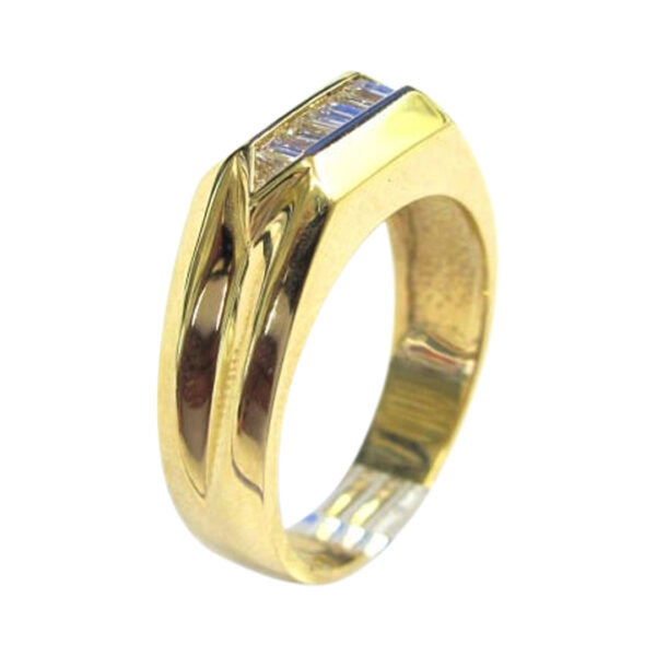 Mens Diamond Wedding Band - Image 2