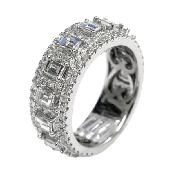 Ladies Diamond Wedding Band