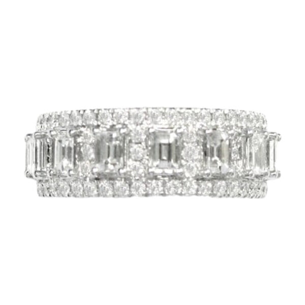 Ladies Diamond Wedding Band - Image 2