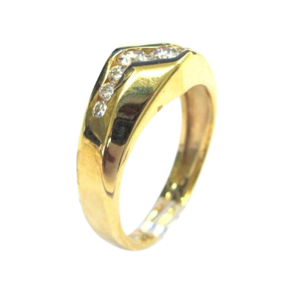 Mens Diamond Wedding Band - Image 2