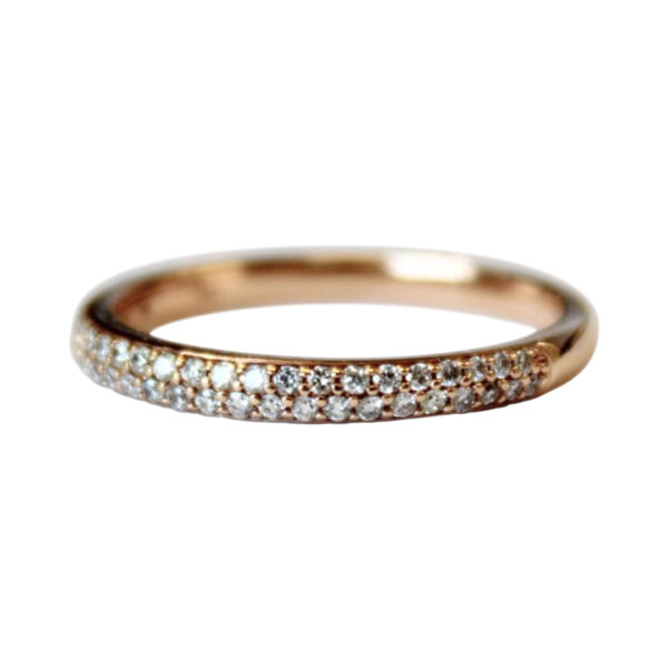 Ladies Diamond Wedding Band - Image 2