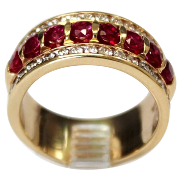 Ladies Ruby and Diamond Ring - Image 3