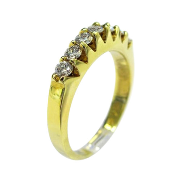 Ladies Diamond Wedding Band - Image 2