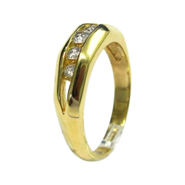 Mens Diamond Wedding Band - Image 2