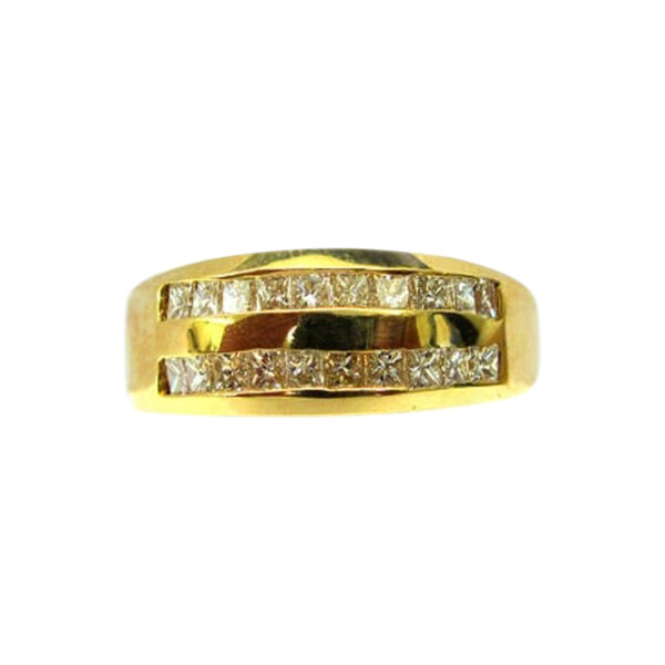 Ladies Diamond Wedding Band - Image 2