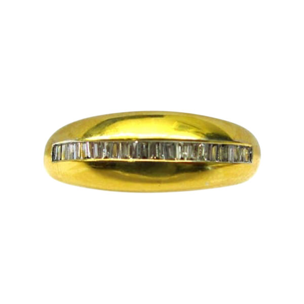 Ladies Diamond Wedding Band - Image 2