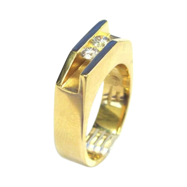 Mens Diamond Wedding Band - Image 2