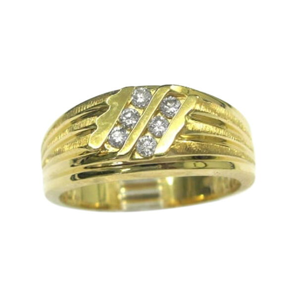 Mens Diamond Wedding Band - Image 2