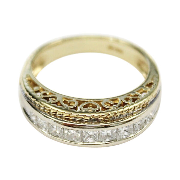 Ladies Diamond Wedding Band - Image 2