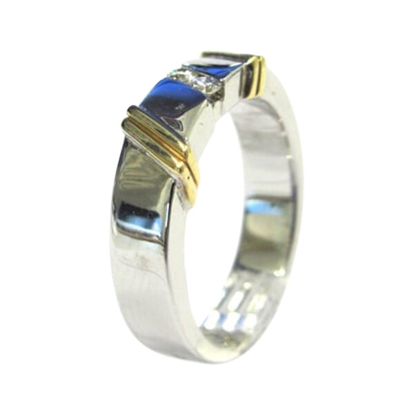 Ladies Diamond Wedding Band - Image 2