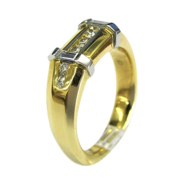 Mens Diamond Wedding Band - Image 2