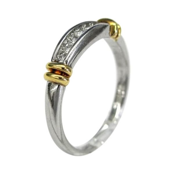 Ladies Diamond Wedding Band - Image 2