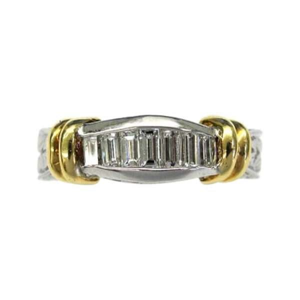 Ladies Diamond Wedding Band - Image 2