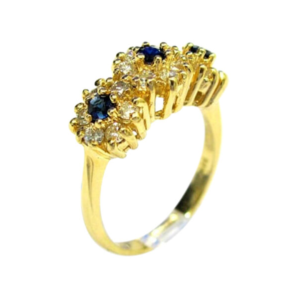 Ladies Sapphire and Diamond Ring