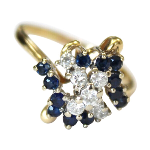 Ladies Sapphire and Diamond Ring