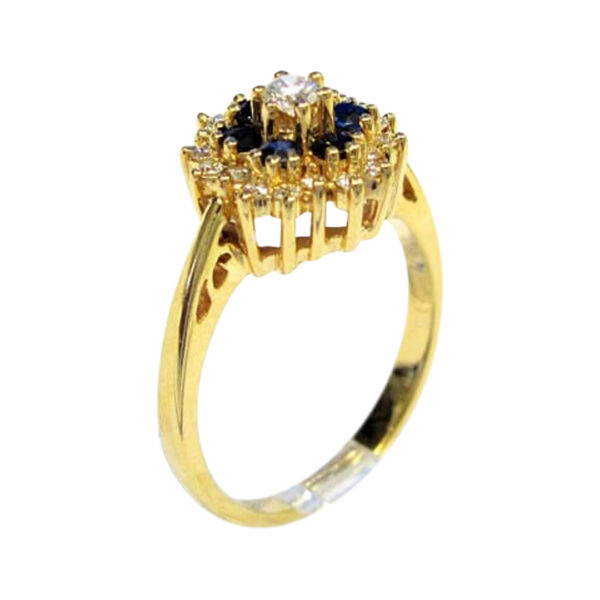 Ladies Sapphire and Diamond Ring - Image 2