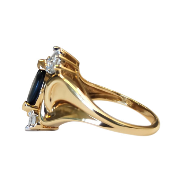 Ladies Sapphire and Diamond Ring - Image 3