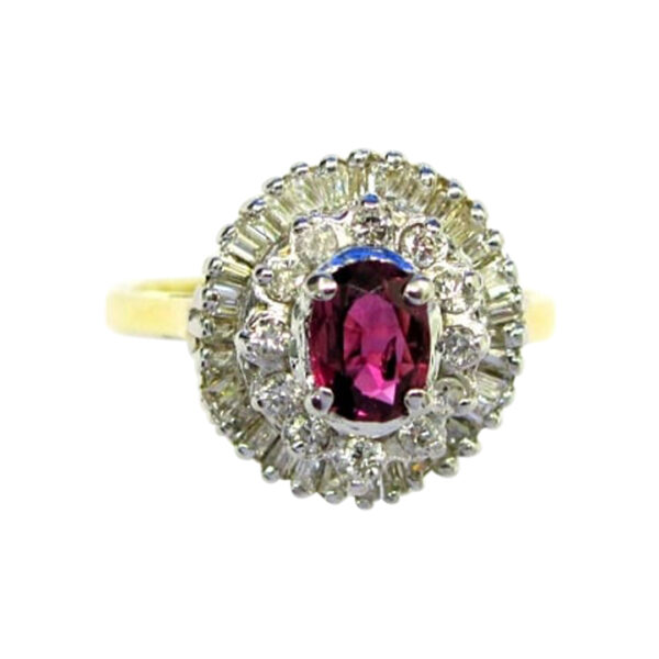 Ladies Ruby and Diamond Ring