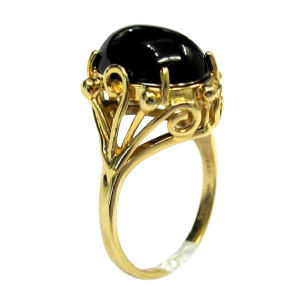 Ladies Black Onyx Ring