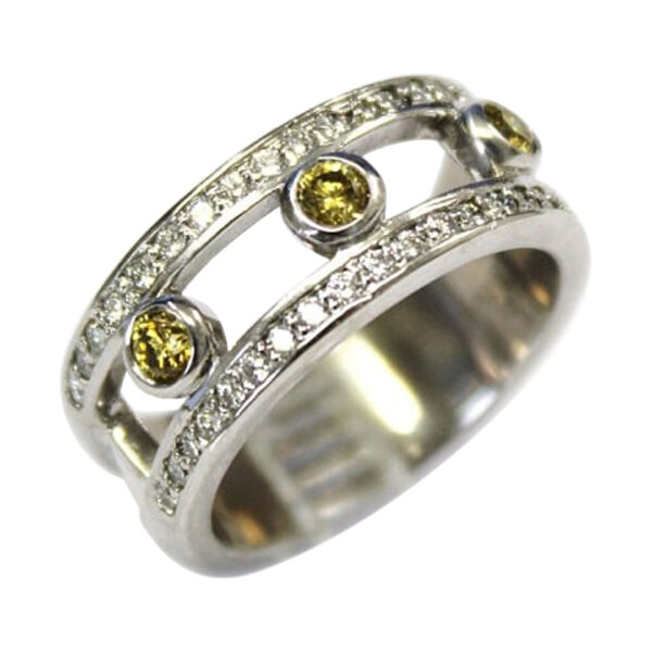 Ladies Yellow Diamond Ring