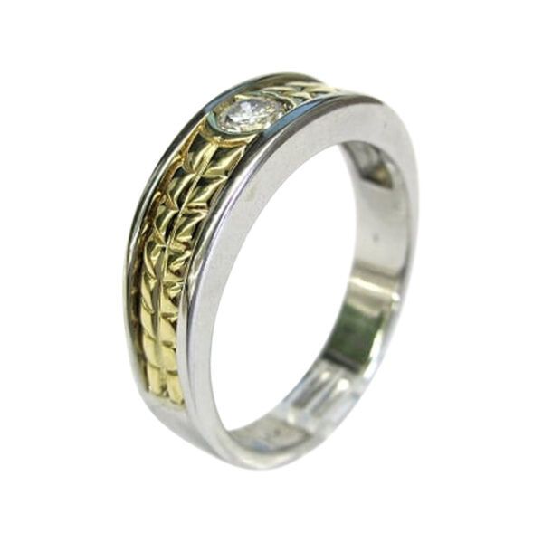 Mens Diamond Wedding Band - Image 2