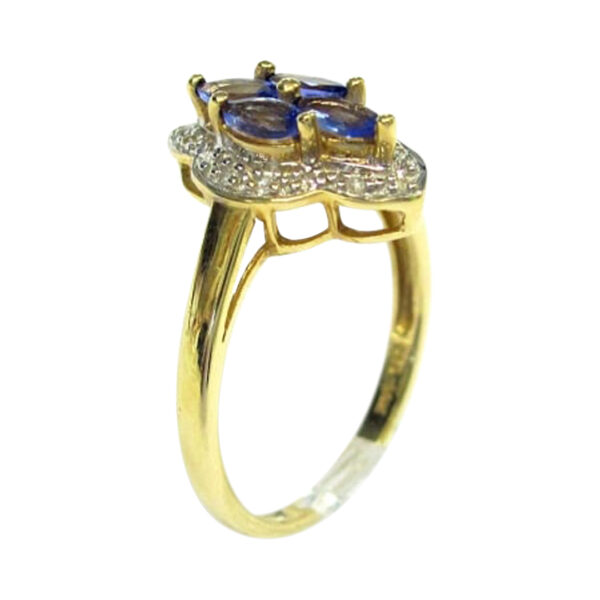 Ladies Tanzanite and Diamond Ring - Image 2