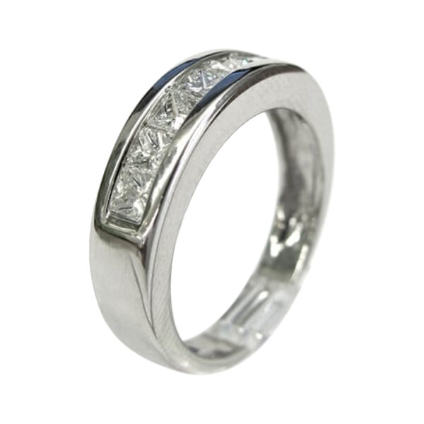 Ladies Diamond Wedding Band