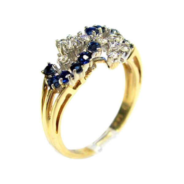 Ladies Sapphire and Diamond Ring - Image 2