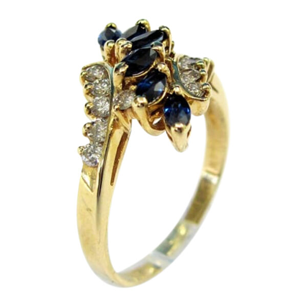 Ladies Sapphire and Diamond Ring