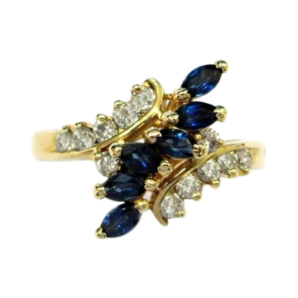 Ladies Sapphire and Diamond Ring - Image 2