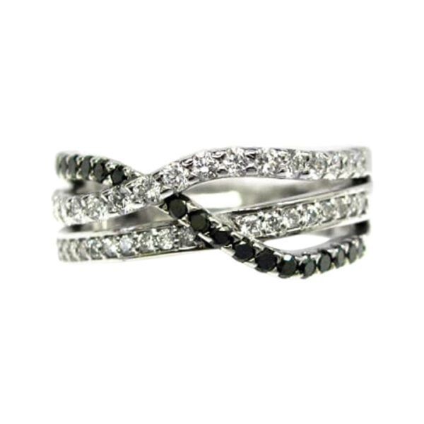 Ladies Black Diamond Ring